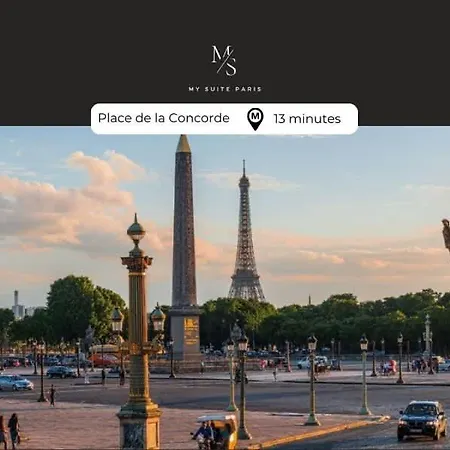 312 Tour Eiffel -cosy Center Paris